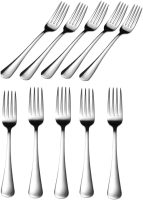 10-Piece Dinner Forks Set,Food-Grade Stainless - 7 Inches Table Forks,Flatware Forks,Dessert Forks,Salad Forks